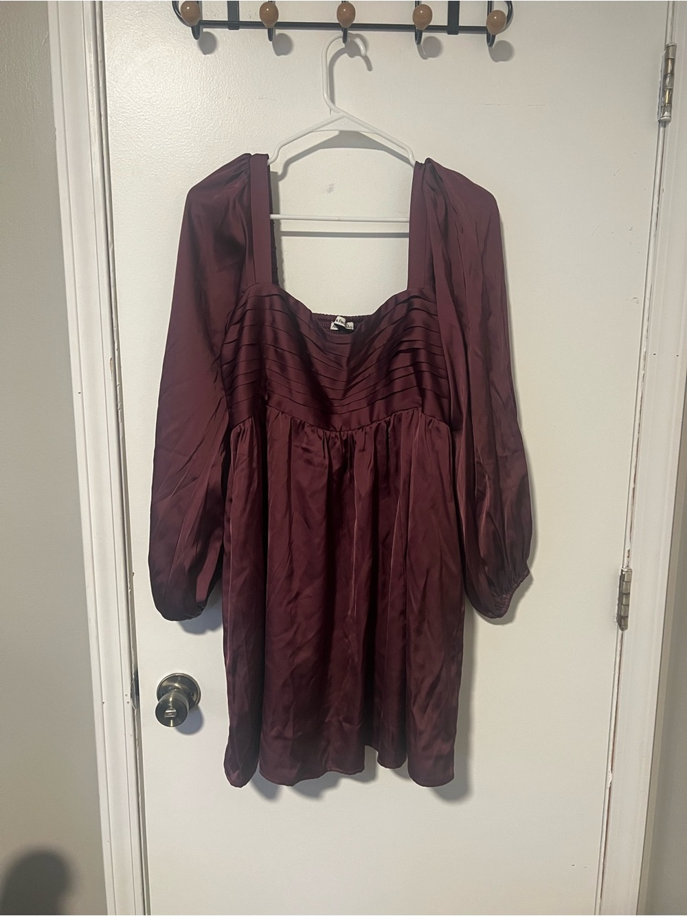 Abercrombie & Fitch Emerson Burgundy Mini Dress